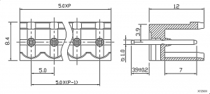 Схема XY2500V-A-03P 5mm