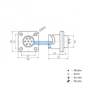 Схема FQ18-7pin ZK