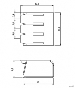 Схема PCT-413 blue