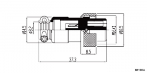 Схема GX16M-5A