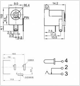 Схема TJ-002 2.0mm