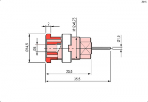 Схема Z015 4mm RED