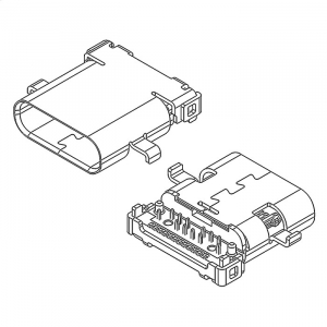 Схема USB3.1 TYPE-C 24PF-006