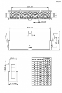 Схема MF-2x12M