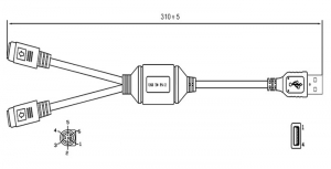 Схема ML-A-040 (USB to PS/2)