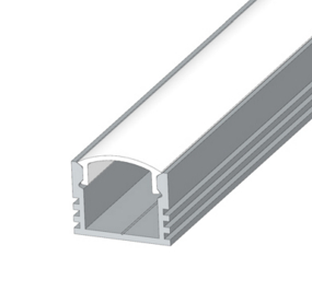 Изображение ЛП12 — LED алюминиевый профиль 12×16 мм, серебро