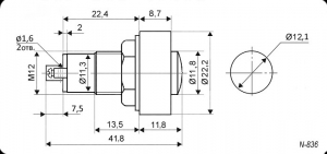 Схема N-836-R 220VAC