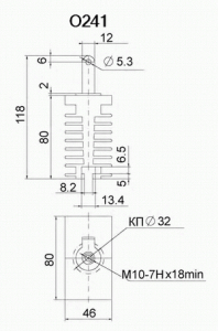 Схема О-241 (М10 45х80х80)