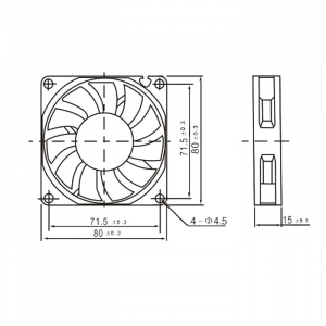 Схема RQD 8015MS 12VDC