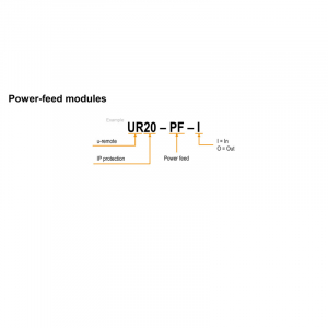 доп. изображение 1334710000 UR20-PF-I Вынесенный соединитель полевой шины ввода-вывода, IP20, Ethernet, EtherNet/IP