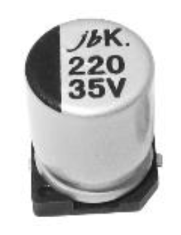 JCK 100uF 25V 20% 6.3x7.7mm 105C SMD / JCK1E101M063077