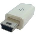 MUSB-M/W / штекер mini USB, белый