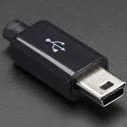 MUSB-M/B / штекер mini USB, черный