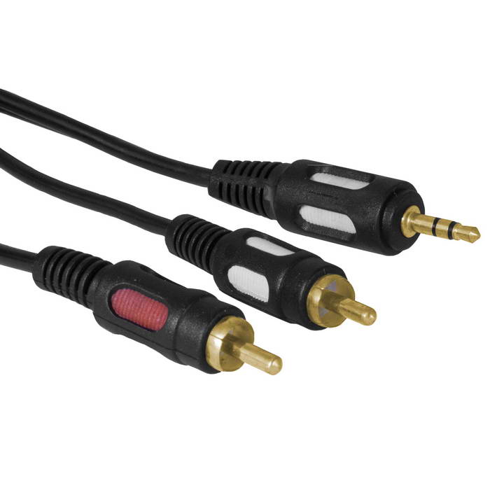 Stereo 3, 5 mm - 2 RCA G 1.5m