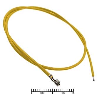 HB 2, 00 mm AWG26 0, 3m yellow