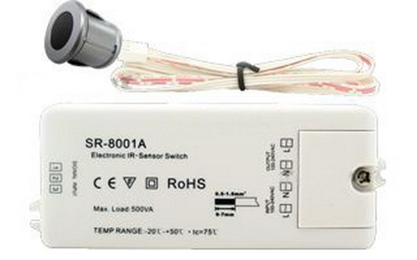 SR-8001A Silver (220V, 500W, IR-Sensor)